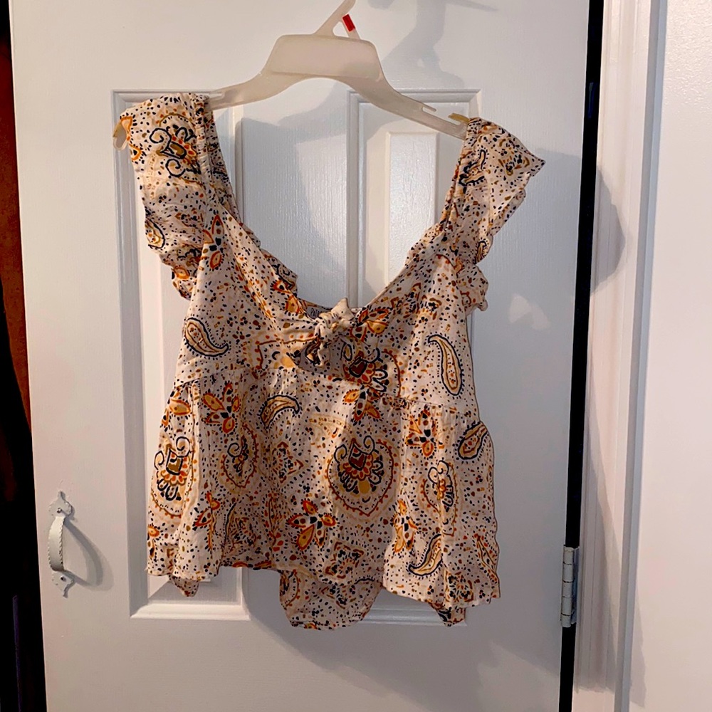 Ruffled blouse!